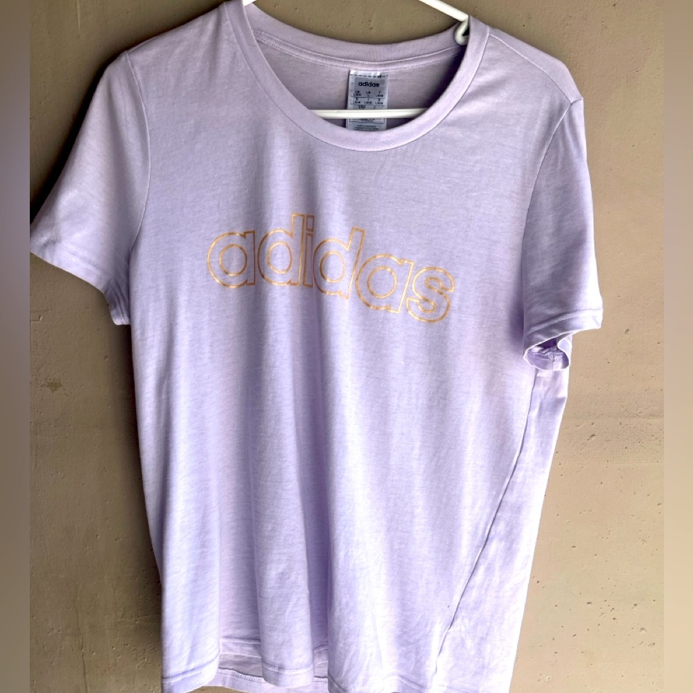 Adidas Light Purple T-Shirt